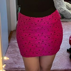 Candies Pink Mini Skirt